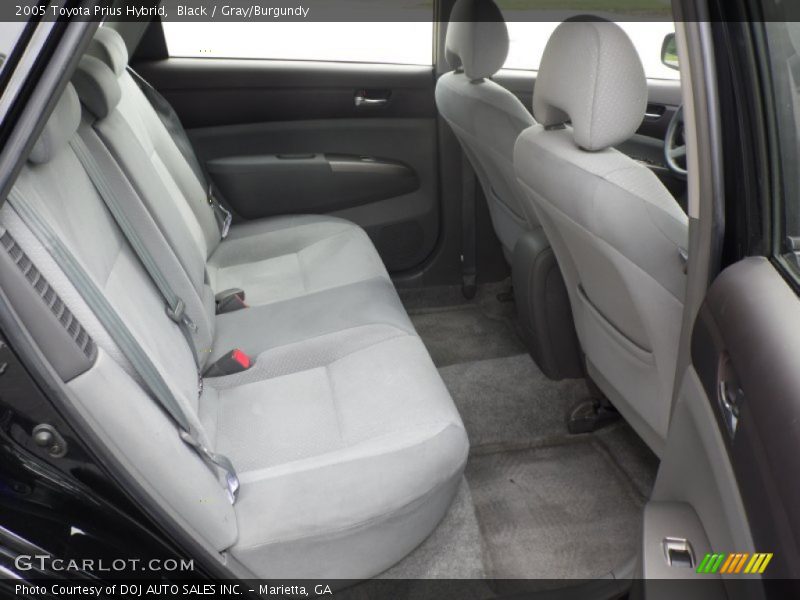 Black / Gray/Burgundy 2005 Toyota Prius Hybrid