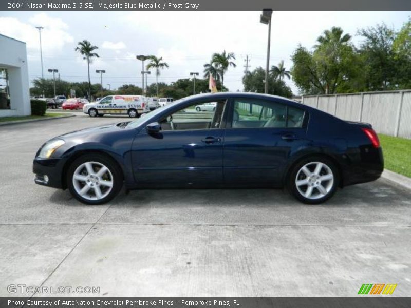 Majestic Blue Metallic / Frost Gray 2004 Nissan Maxima 3.5 SE