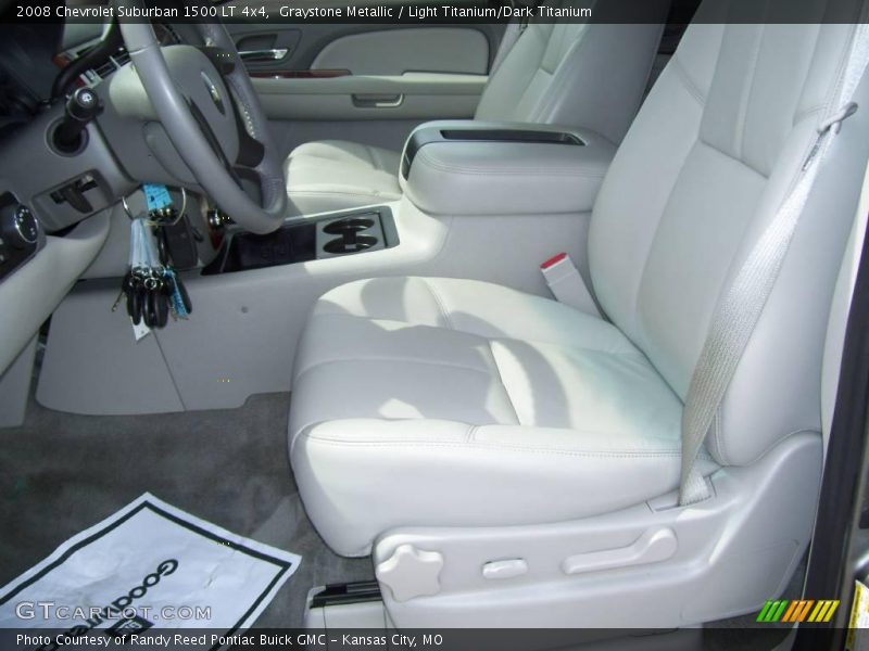 Graystone Metallic / Light Titanium/Dark Titanium 2008 Chevrolet Suburban 1500 LT 4x4