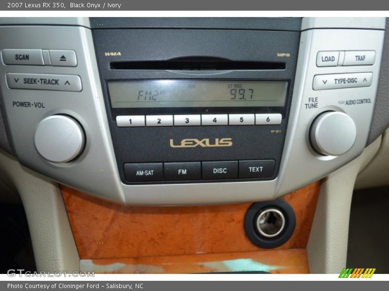 Black Onyx / Ivory 2007 Lexus RX 350