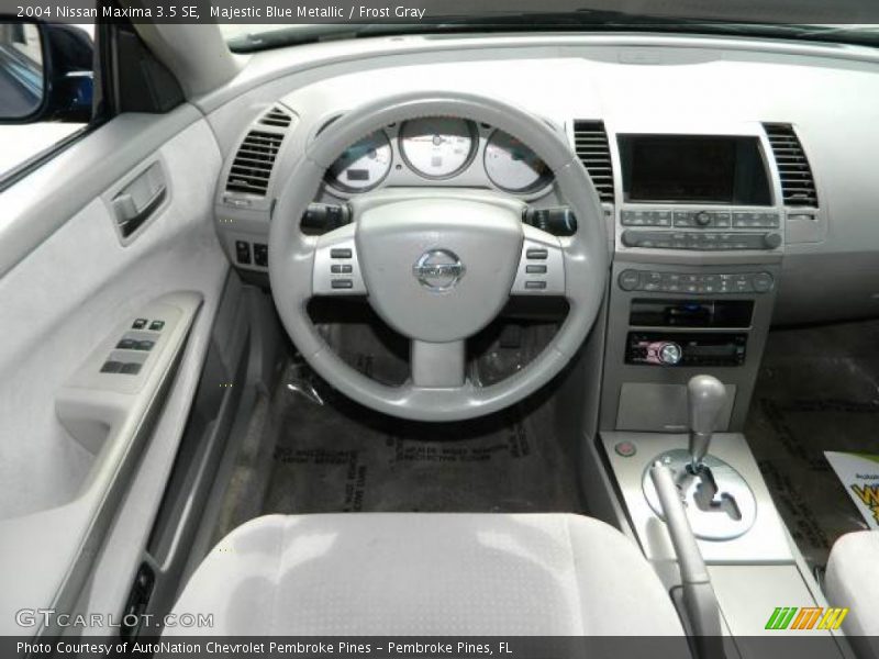 Majestic Blue Metallic / Frost Gray 2004 Nissan Maxima 3.5 SE