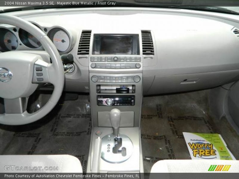 Majestic Blue Metallic / Frost Gray 2004 Nissan Maxima 3.5 SE