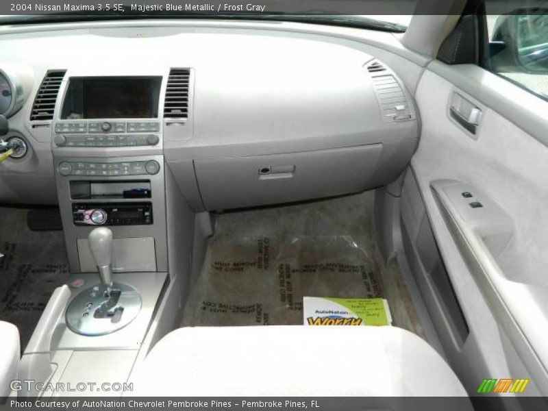 Majestic Blue Metallic / Frost Gray 2004 Nissan Maxima 3.5 SE