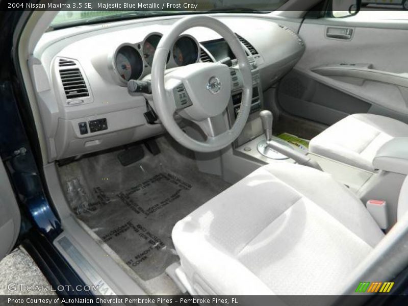 Majestic Blue Metallic / Frost Gray 2004 Nissan Maxima 3.5 SE