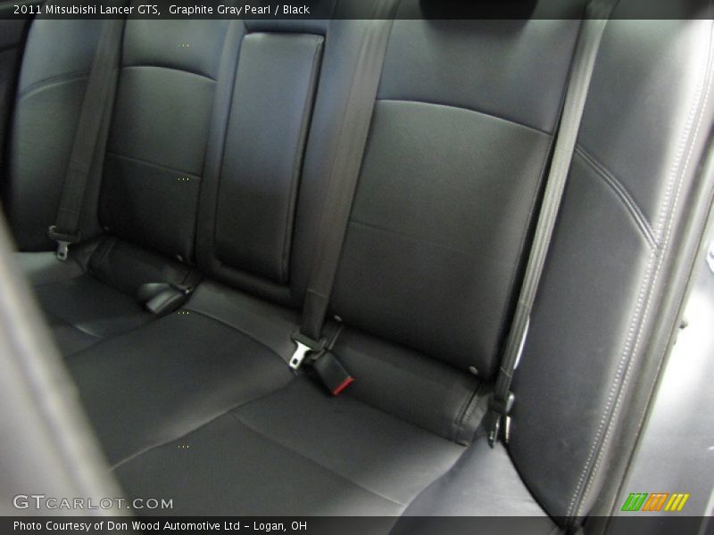 Graphite Gray Pearl / Black 2011 Mitsubishi Lancer GTS