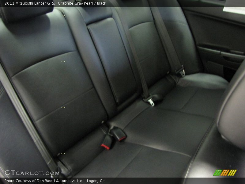 Graphite Gray Pearl / Black 2011 Mitsubishi Lancer GTS