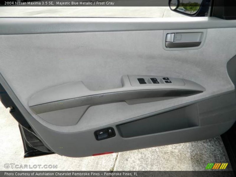Majestic Blue Metallic / Frost Gray 2004 Nissan Maxima 3.5 SE