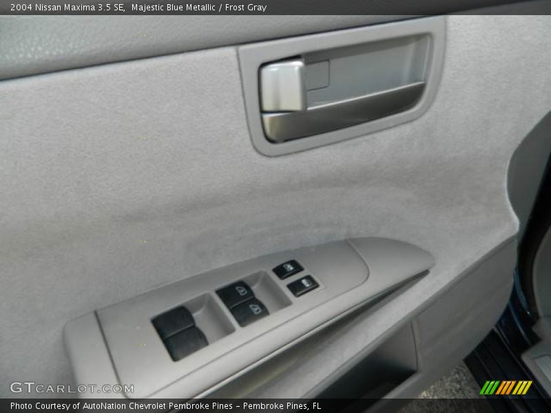 Majestic Blue Metallic / Frost Gray 2004 Nissan Maxima 3.5 SE