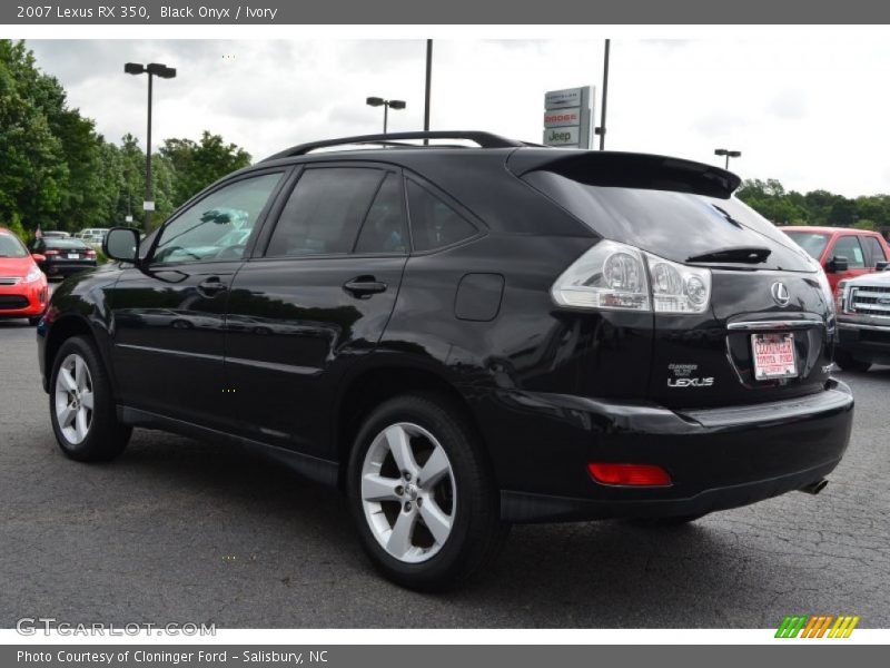 Black Onyx / Ivory 2007 Lexus RX 350