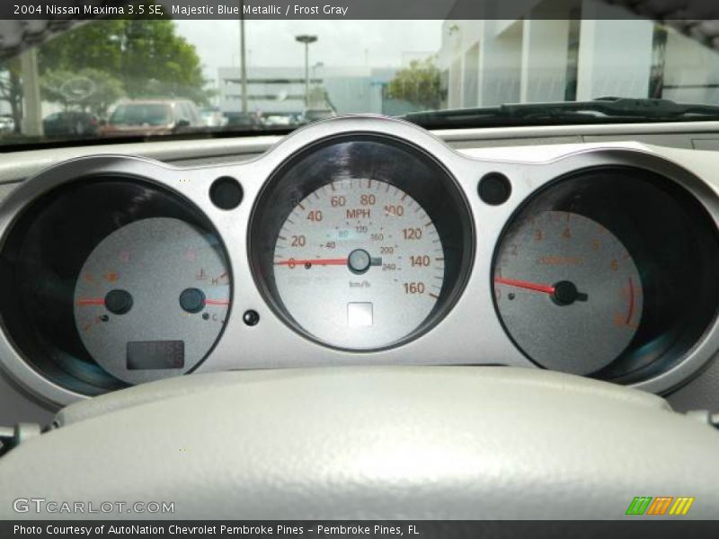 Majestic Blue Metallic / Frost Gray 2004 Nissan Maxima 3.5 SE