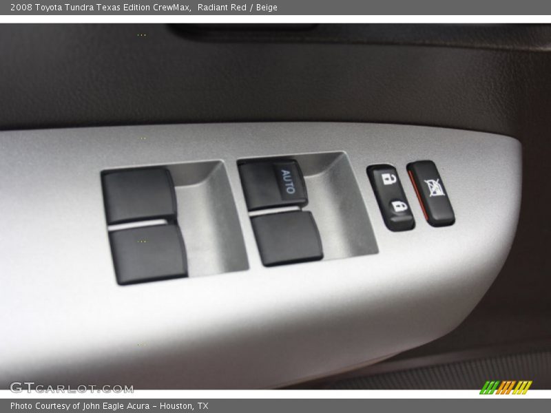 Radiant Red / Beige 2008 Toyota Tundra Texas Edition CrewMax