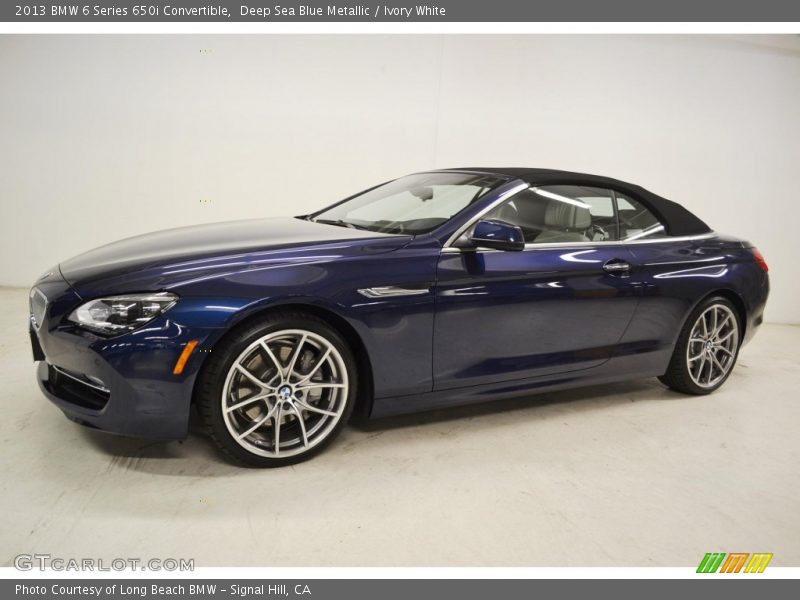  2013 6 Series 650i Convertible Deep Sea Blue Metallic