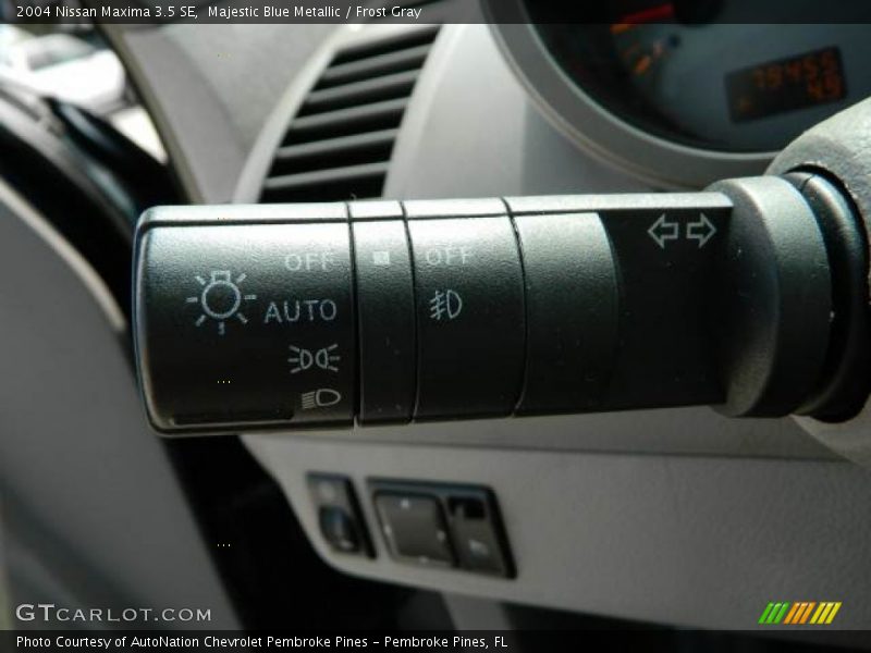 Majestic Blue Metallic / Frost Gray 2004 Nissan Maxima 3.5 SE