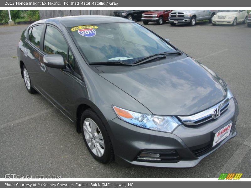 Polished Metal Metallic / Gray 2012 Honda Insight EX Hybrid