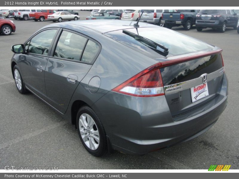 Polished Metal Metallic / Gray 2012 Honda Insight EX Hybrid