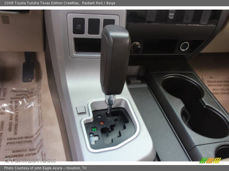 Radiant Red / Beige 2008 Toyota Tundra Texas Edition CrewMax