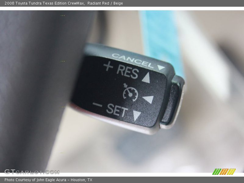 Radiant Red / Beige 2008 Toyota Tundra Texas Edition CrewMax