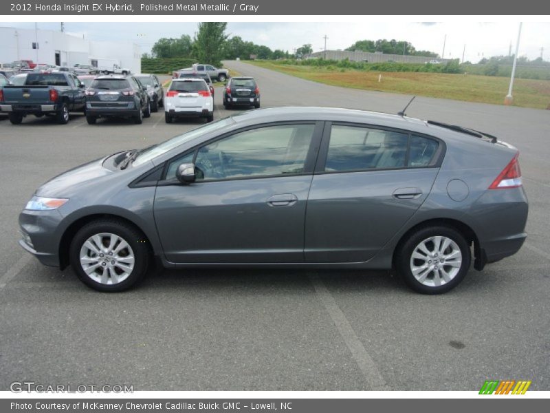 Polished Metal Metallic / Gray 2012 Honda Insight EX Hybrid