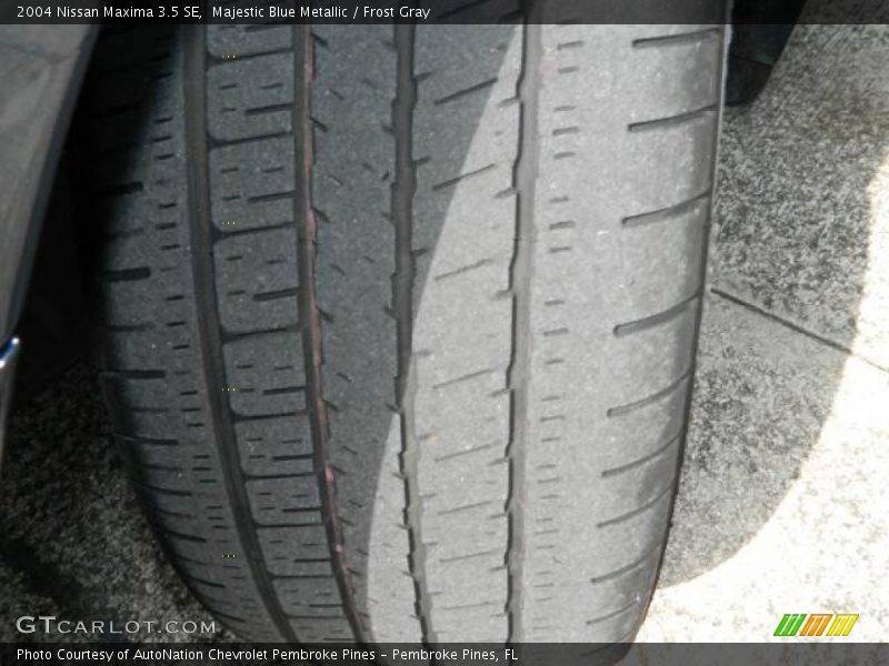 Majestic Blue Metallic / Frost Gray 2004 Nissan Maxima 3.5 SE