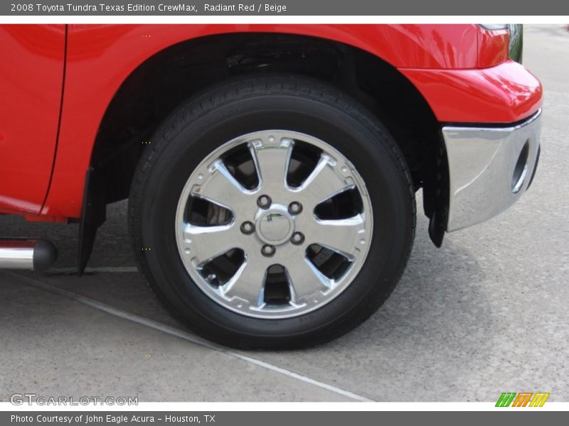 Radiant Red / Beige 2008 Toyota Tundra Texas Edition CrewMax