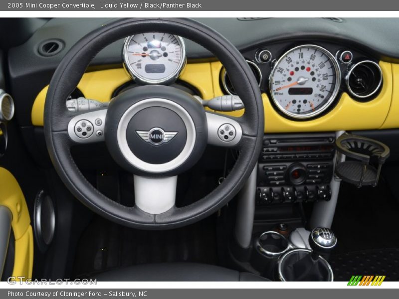 Dashboard of 2005 Cooper Convertible