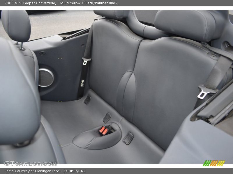 Liquid Yellow / Black/Panther Black 2005 Mini Cooper Convertible