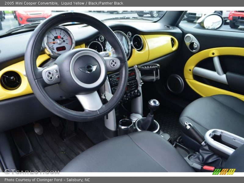  2005 Cooper Convertible Black/Panther Black Interior