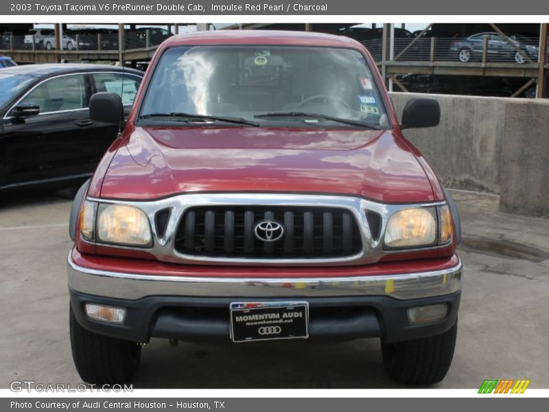 Impulse Red Pearl / Charcoal 2003 Toyota Tacoma V6 PreRunner Double Cab