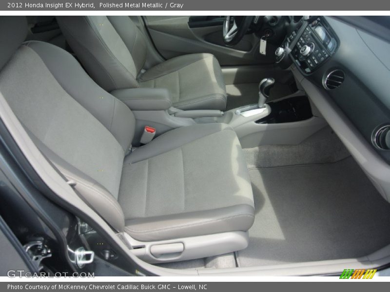 Polished Metal Metallic / Gray 2012 Honda Insight EX Hybrid