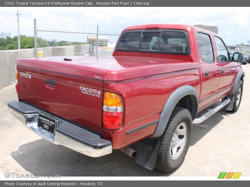 Impulse Red Pearl / Charcoal 2003 Toyota Tacoma V6 PreRunner Double Cab