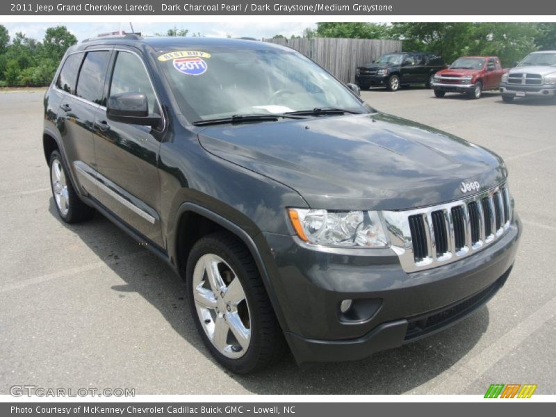 Dark Charcoal Pearl / Dark Graystone/Medium Graystone 2011 Jeep Grand Cherokee Laredo