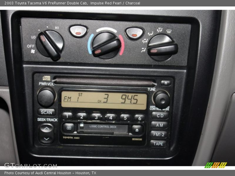 Impulse Red Pearl / Charcoal 2003 Toyota Tacoma V6 PreRunner Double Cab