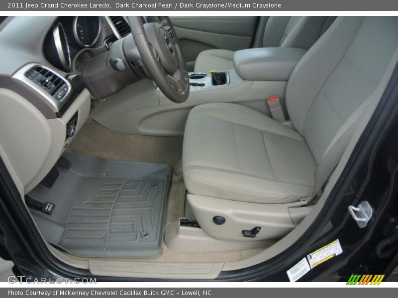 Dark Charcoal Pearl / Dark Graystone/Medium Graystone 2011 Jeep Grand Cherokee Laredo