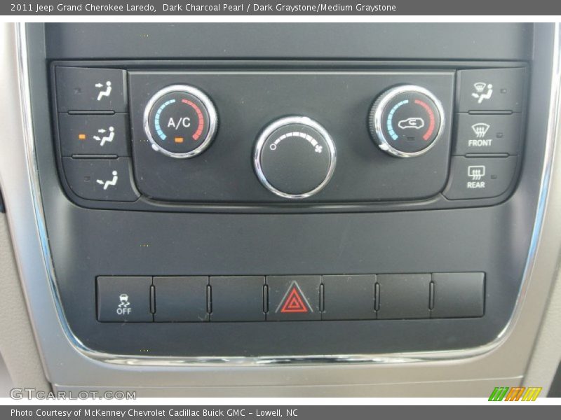 Dark Charcoal Pearl / Dark Graystone/Medium Graystone 2011 Jeep Grand Cherokee Laredo