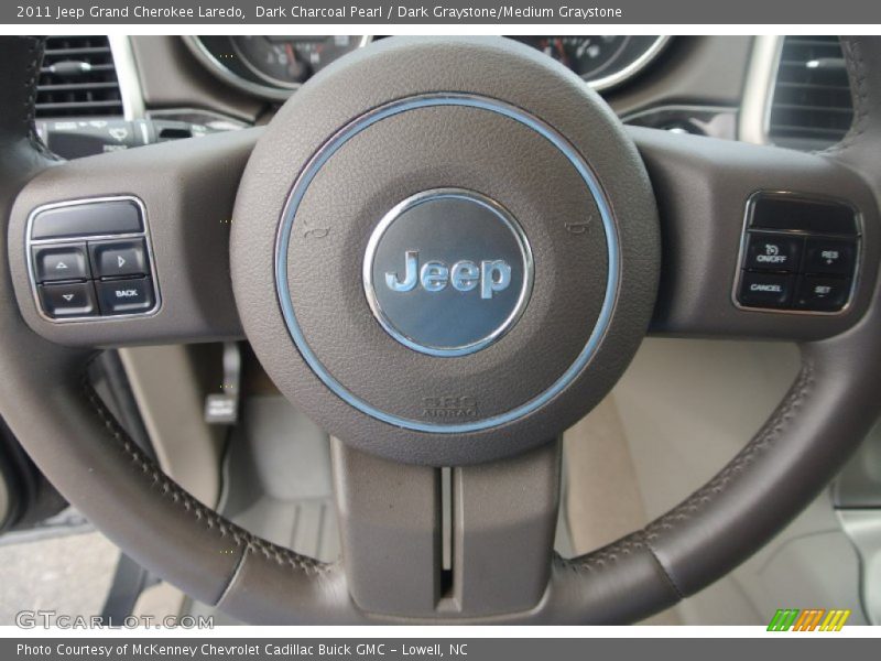 Dark Charcoal Pearl / Dark Graystone/Medium Graystone 2011 Jeep Grand Cherokee Laredo