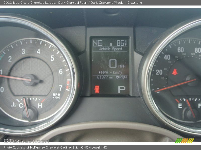 Dark Charcoal Pearl / Dark Graystone/Medium Graystone 2011 Jeep Grand Cherokee Laredo