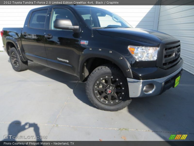 Black / Graphite 2012 Toyota Tundra T-Force 2.0 Limited Edition CrewMax 4x4