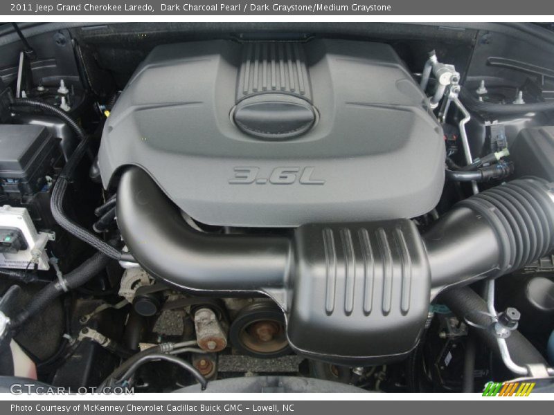 Dark Charcoal Pearl / Dark Graystone/Medium Graystone 2011 Jeep Grand Cherokee Laredo
