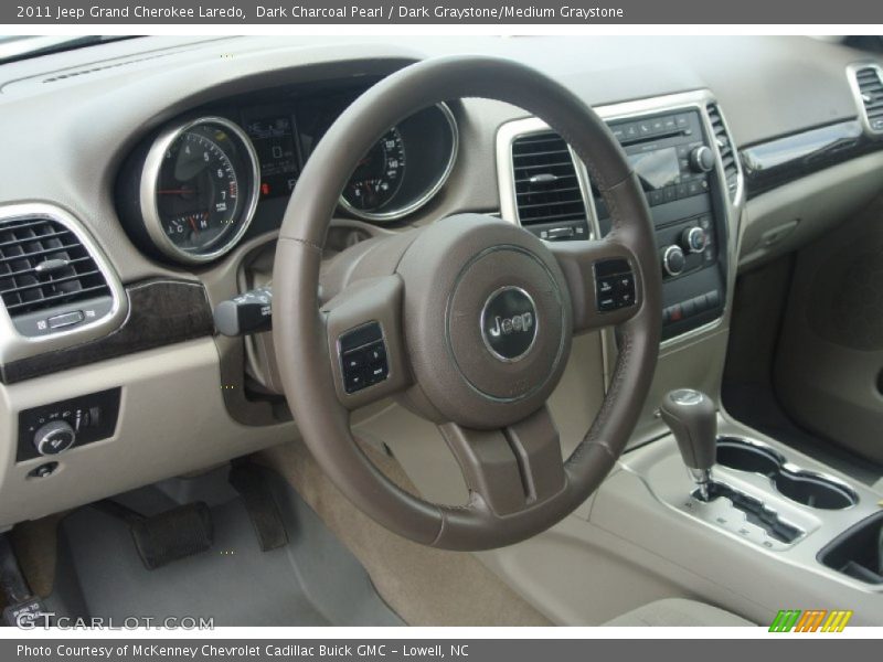Dark Charcoal Pearl / Dark Graystone/Medium Graystone 2011 Jeep Grand Cherokee Laredo