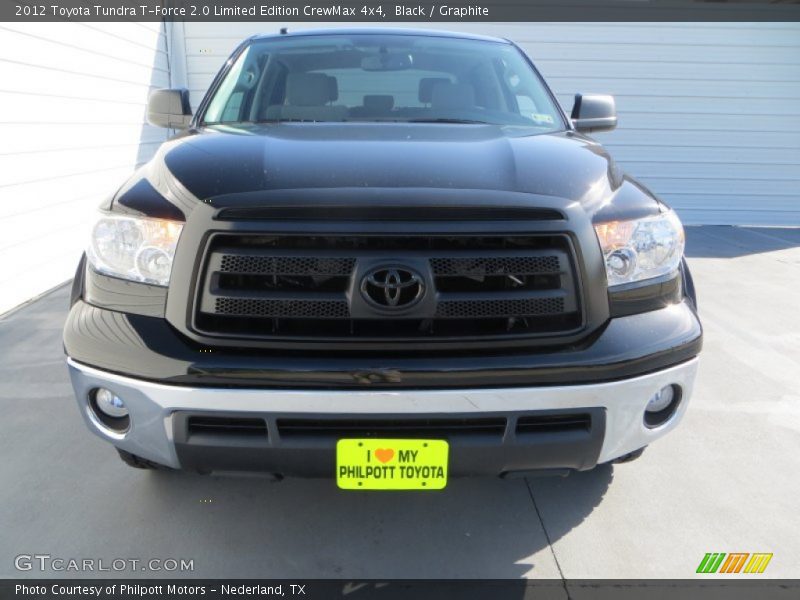 Black / Graphite 2012 Toyota Tundra T-Force 2.0 Limited Edition CrewMax 4x4