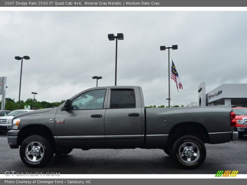 Mineral Gray Metallic / Medium Slate Gray 2007 Dodge Ram 2500 ST Quad Cab 4x4