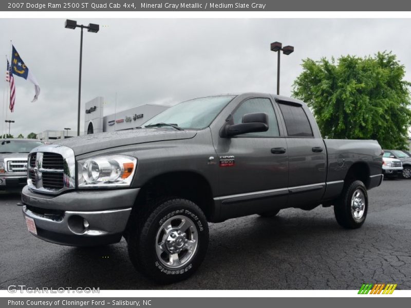 Mineral Gray Metallic / Medium Slate Gray 2007 Dodge Ram 2500 ST Quad Cab 4x4