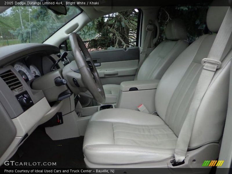 Front Seat of 2005 Durango Limited 4x4