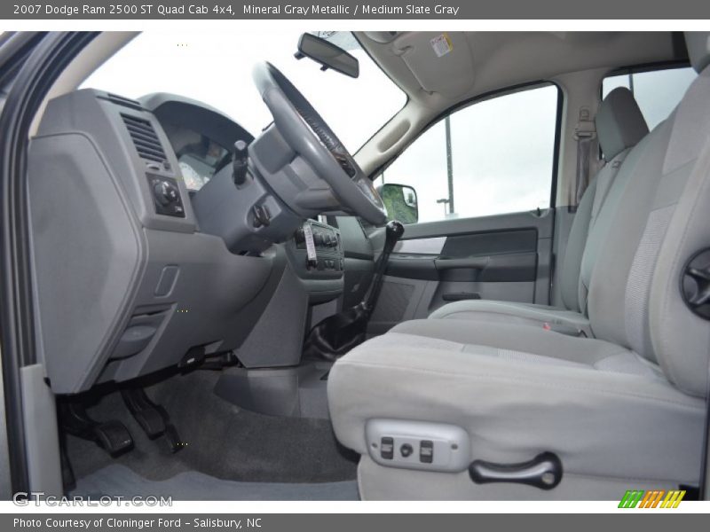 Mineral Gray Metallic / Medium Slate Gray 2007 Dodge Ram 2500 ST Quad Cab 4x4