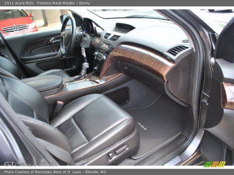 Polished Metal Metallic / Ebony 2011 Acura MDX