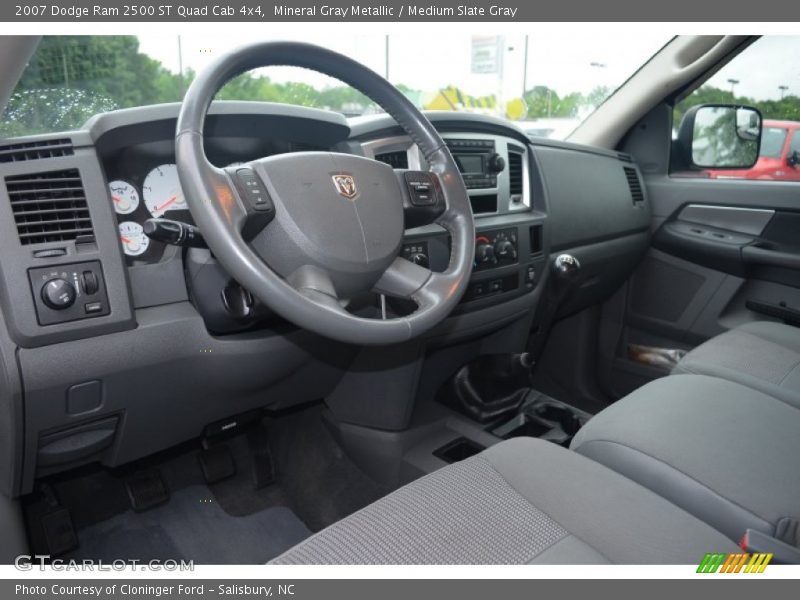 Mineral Gray Metallic / Medium Slate Gray 2007 Dodge Ram 2500 ST Quad Cab 4x4