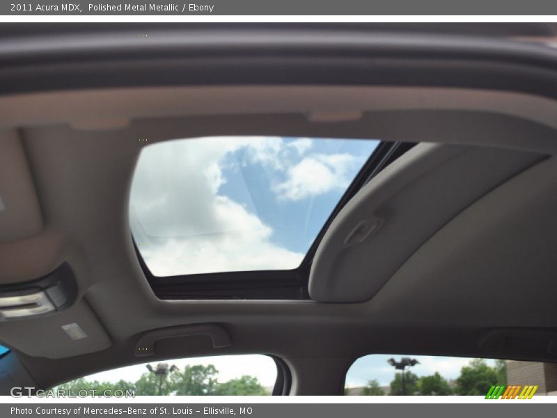 Polished Metal Metallic / Ebony 2011 Acura MDX