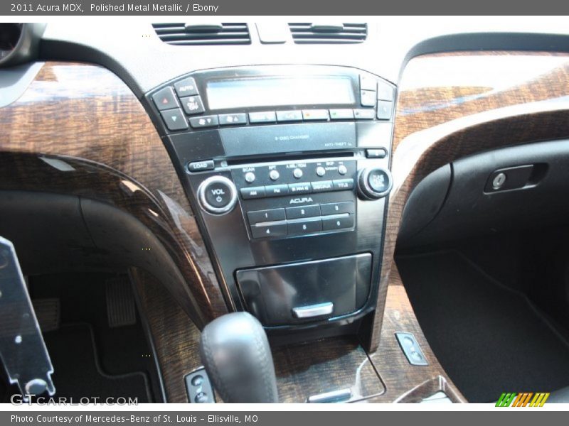 Polished Metal Metallic / Ebony 2011 Acura MDX