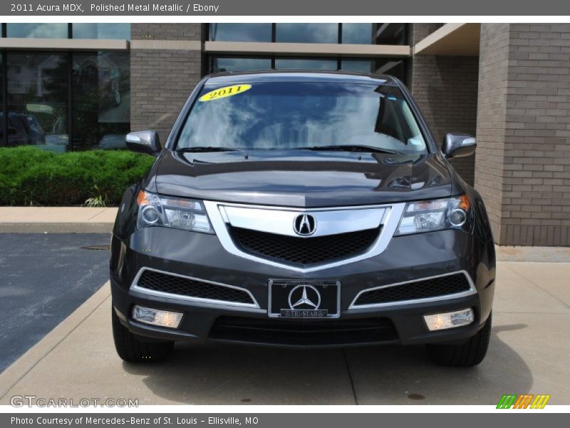 Polished Metal Metallic / Ebony 2011 Acura MDX