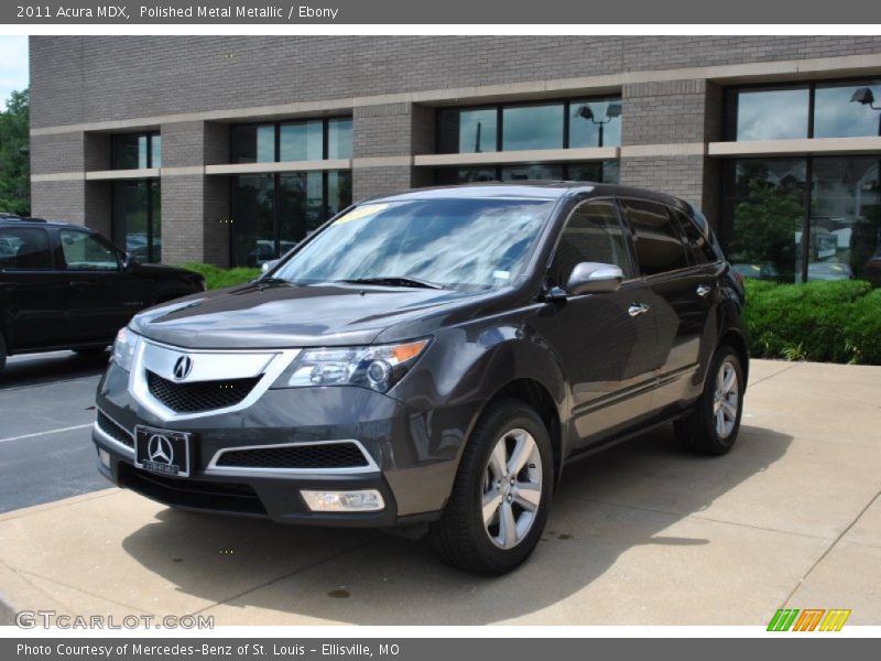 Polished Metal Metallic / Ebony 2011 Acura MDX